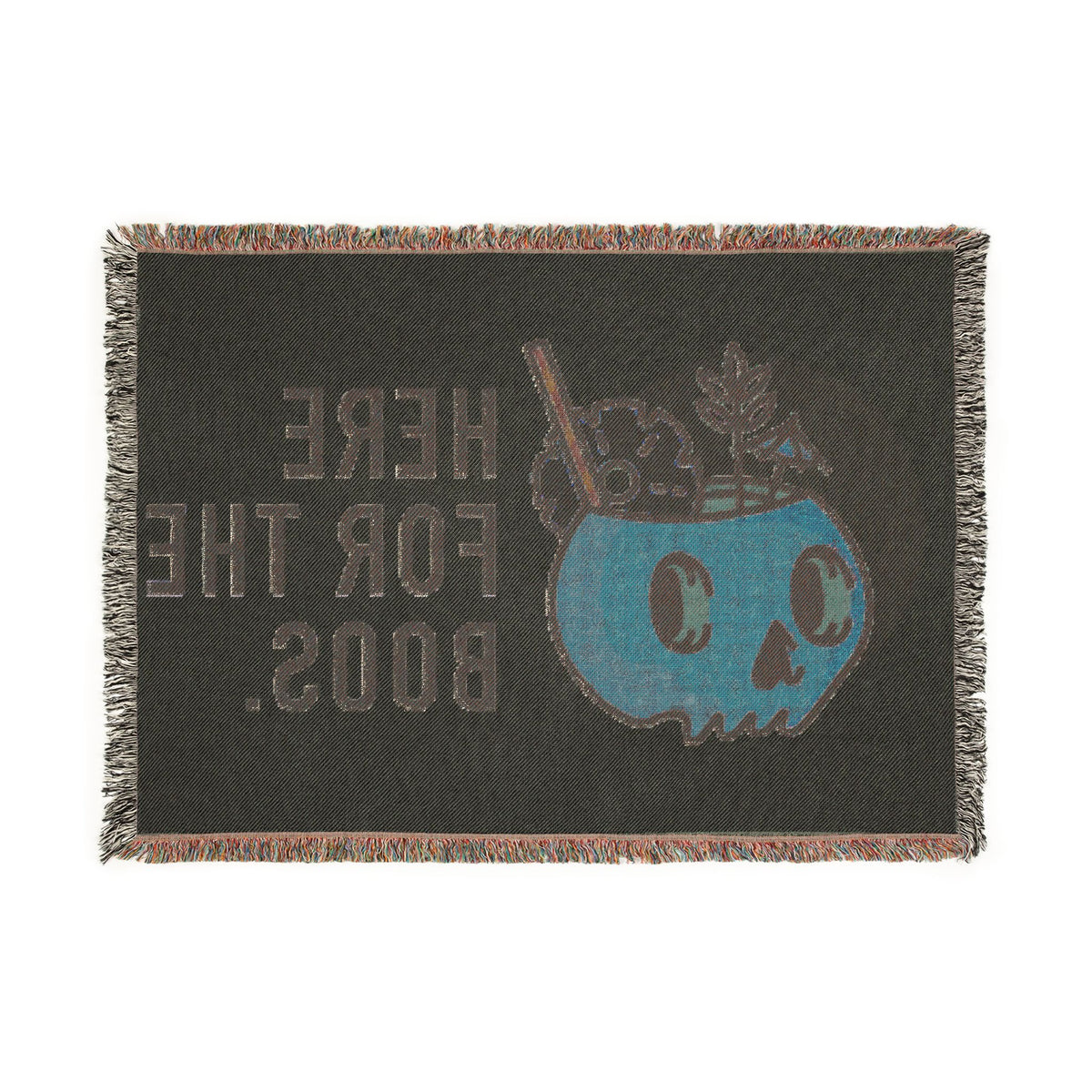 Here for the Boos Halloween Woven Blanket